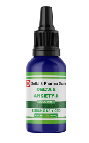 CBD+Delta-8 THC:  8,888MG  Tincture 2 oz. bottle